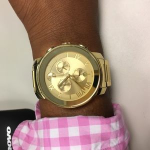 movado bold chronograph gold