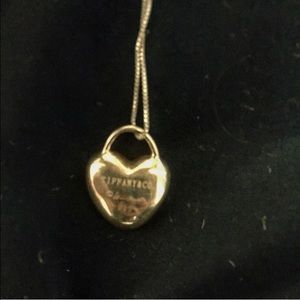 Tiffani and Co heart necklace