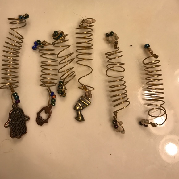 Sold Locs and braid jewelry handmade