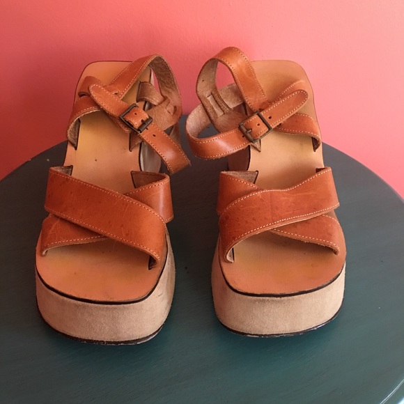 1970s platform sandals