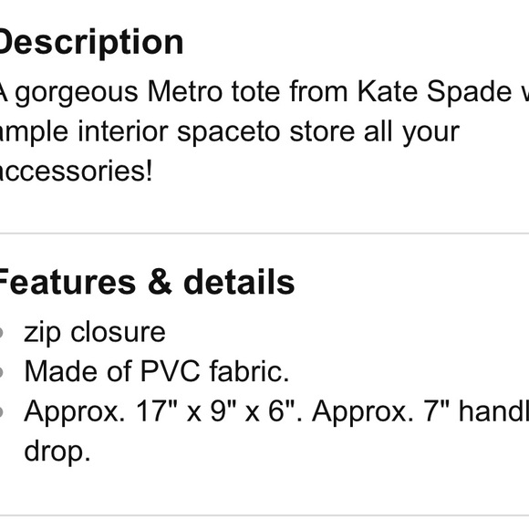 PRICE REDUCED New Kate spade Patent leather♠️️ - Picture 4 of 4