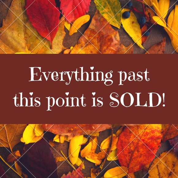 Everything Past This Point Has Been Sold!💙