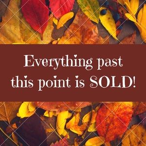 Everything Past This Point Has Been Sold!💙