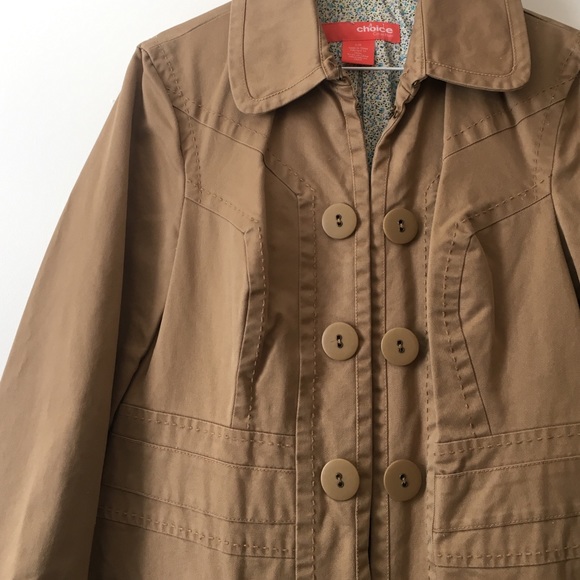 Choice by Calvin Klein tan coat