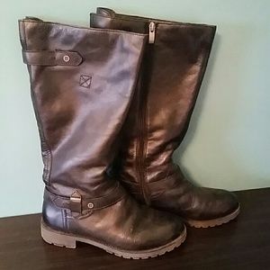 Wide-Calf Riding Boots
