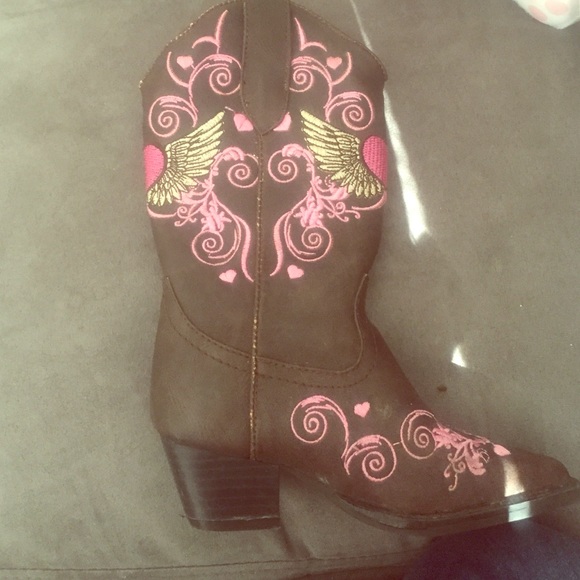 Size 9 little girls roper boots