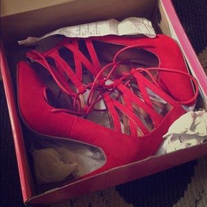 Stella rose red heels