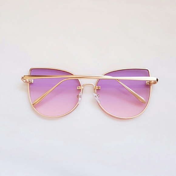 Good Vibes Only Cat Eye Sunglasses - Picture 2 of 6