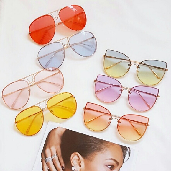 Good Vibes Only Cat Eye Sunglasses - Picture 3 of 6