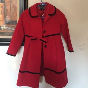 Rothschild 6x girls wool coat