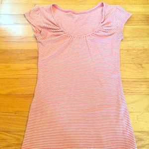 Stripped basic scoop next t shirt from express