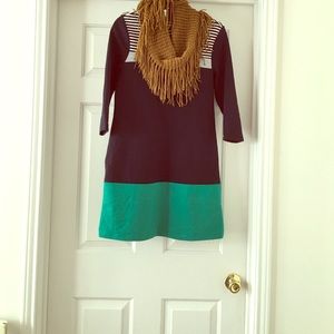 Three quarter sleeved dress!