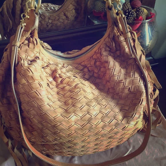 Sale ‼Miu Miu fringe hobo