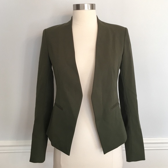 theory green blazer