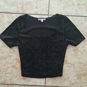 Sparkle crop top