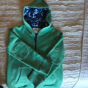 Mini Boden jacket with hood. Size 4-5