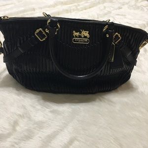 Coach Black Leather Handbag