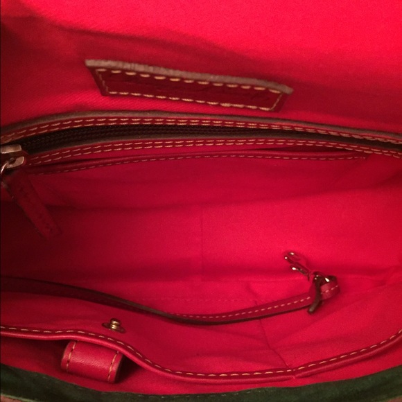 🚫SOLD on M🚫D&B RED Florentine saddle crossbody - Picture 4 of 4