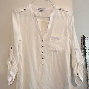 kenneth cold white top ⭐️ new