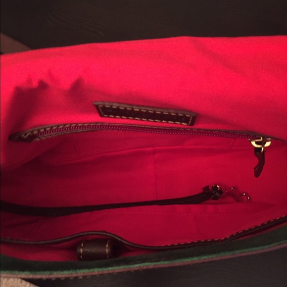 🚫SOLD🚫D&B Brown T-moro Flo saddle crossbody - Picture 4 of 4