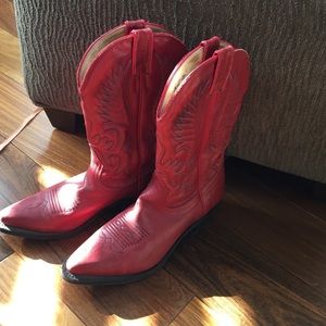 Red Boulet Cowboy Boots