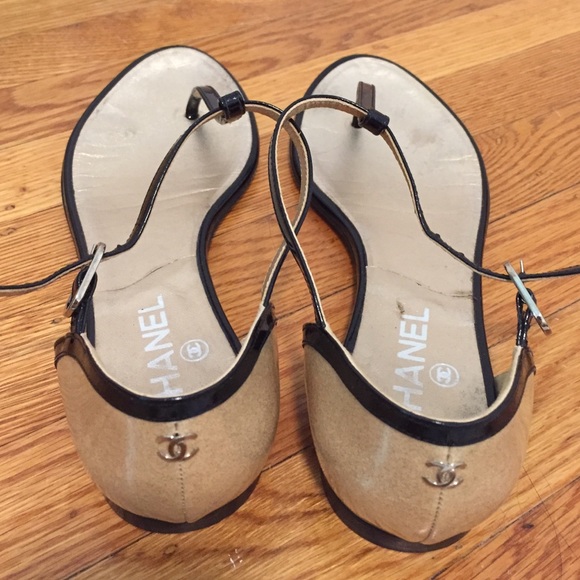 Chanel sandals lightly used