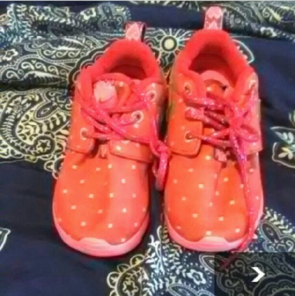 Pink Nike shoes