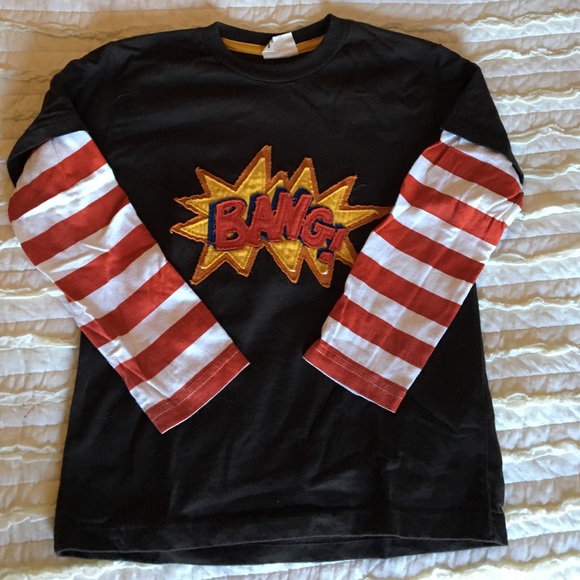 Mini Boden 5-6 appliqué shirt