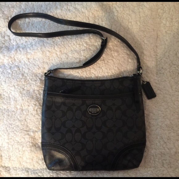 Coach Signature File Cross Body Bag