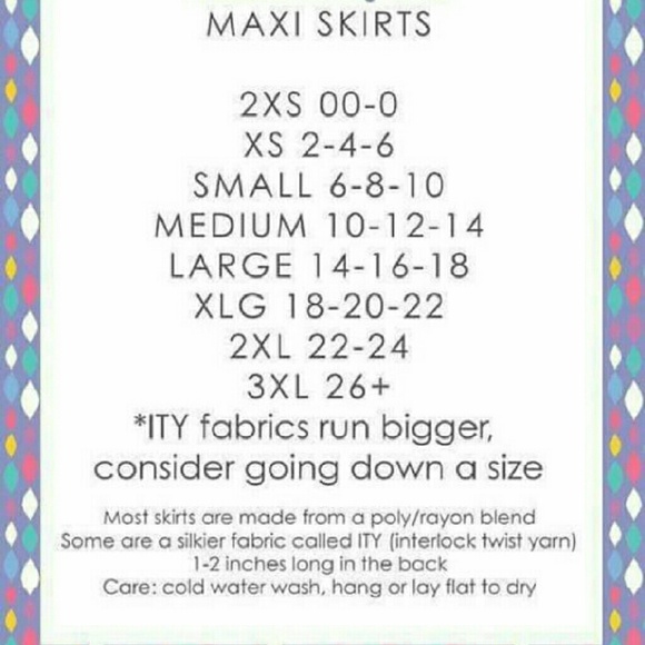 LuLaRoe Maxi Skirt - Picture 2 of 4