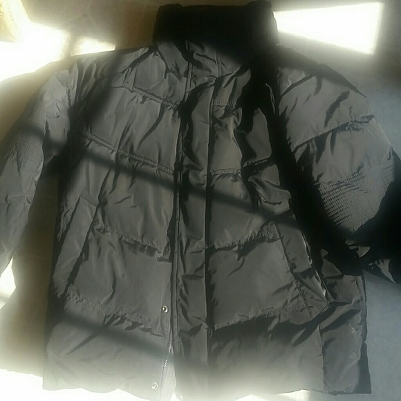 Zara man black puffer jacket size large - Picture 3 of 4