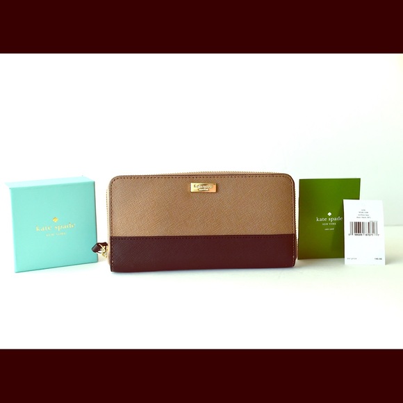 Kate Spade Wellesley Wallet - NL Dune / Black