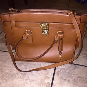 MK Large leather Hamilton Tote