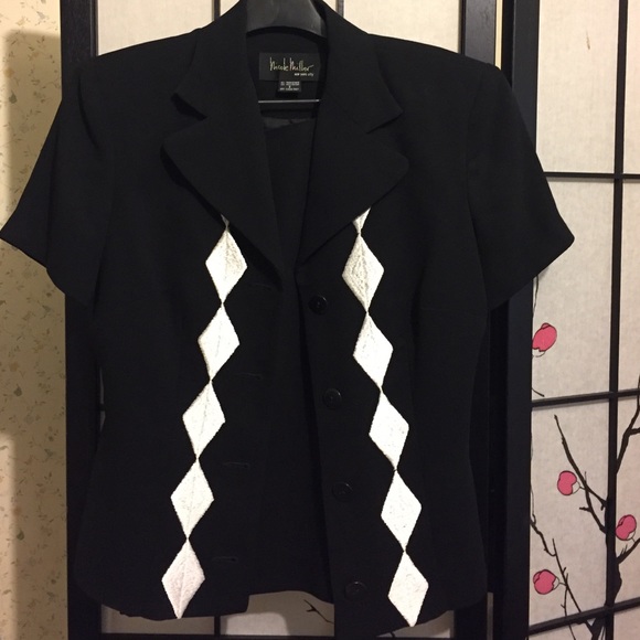 Black suit skirt by Nicole miller