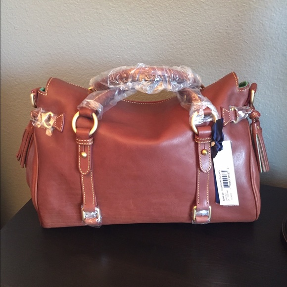 🚫SOLD on M🚫 Chestnut Florentine Medium Satchel - Picture 2 of 4