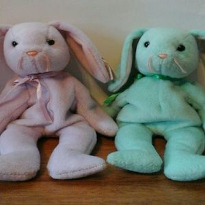 Ty beanie  baby  bunnies  both for $6