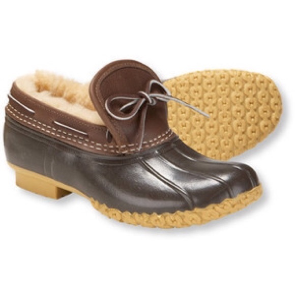 ll bean rubber moccasins