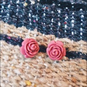 Rosebud Earring Studs