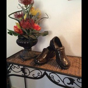 BOC Leopard Print Clogs