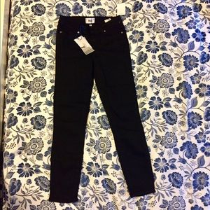Paige Verdugo Crop Black Jeans