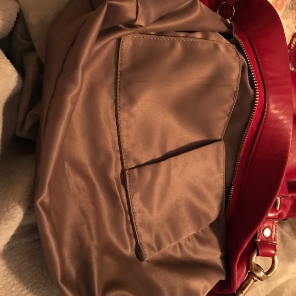 Red Coach leather bag - Picture 5 of 5