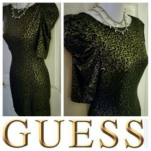 XS Animal Print Guess  Dress