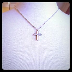 Tiffany&Co. Cross Pendant Necklace