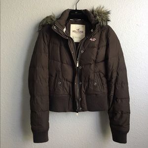 🌸SOLD🌸 Hollister Hooded Bomber Jacket