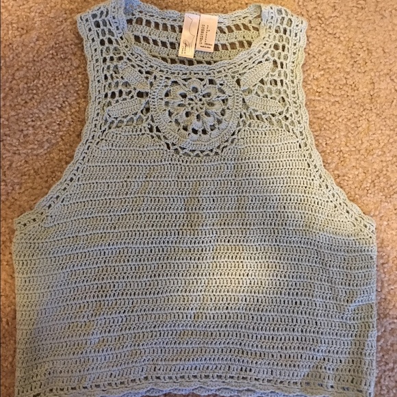 Forever 21 crochet crop top
