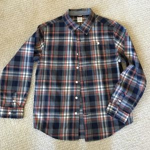 Gymboree boys plaid shirt