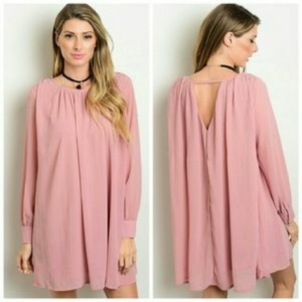 BUY 1, GET 1 50% OFF! Beautiful Mauve dress - Picture 2 of 3