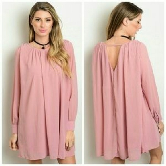 BUY 1, GET 1 50% OFF! Beautiful Mauve dress - Picture 2 of 3