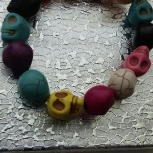 Skull Stretch Bracelet Brand New