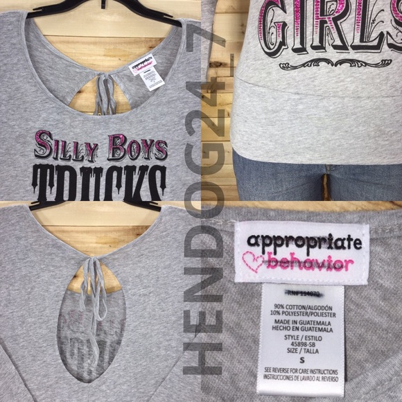 SILLY BOYS TRUCKS ARE ARE GIRLS GLITTERY TEE S-2XL - Picture 4 of 4